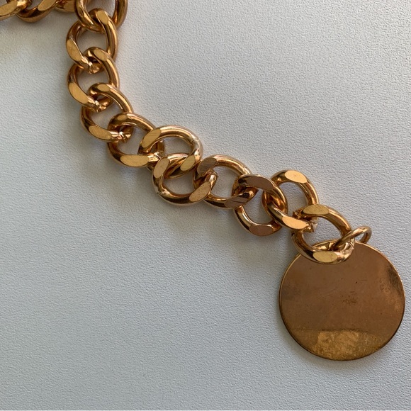 Belly Belt, Elegant Gold Chain Dress Belt - Picture 3 of 5